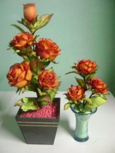 Vasos de Flores em EVA