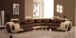 Sala com Sofá Moderno